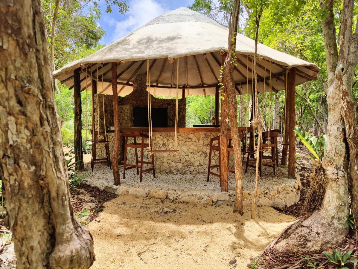 Hotel Glamping Bunga Lotus Tulum Exterior foto