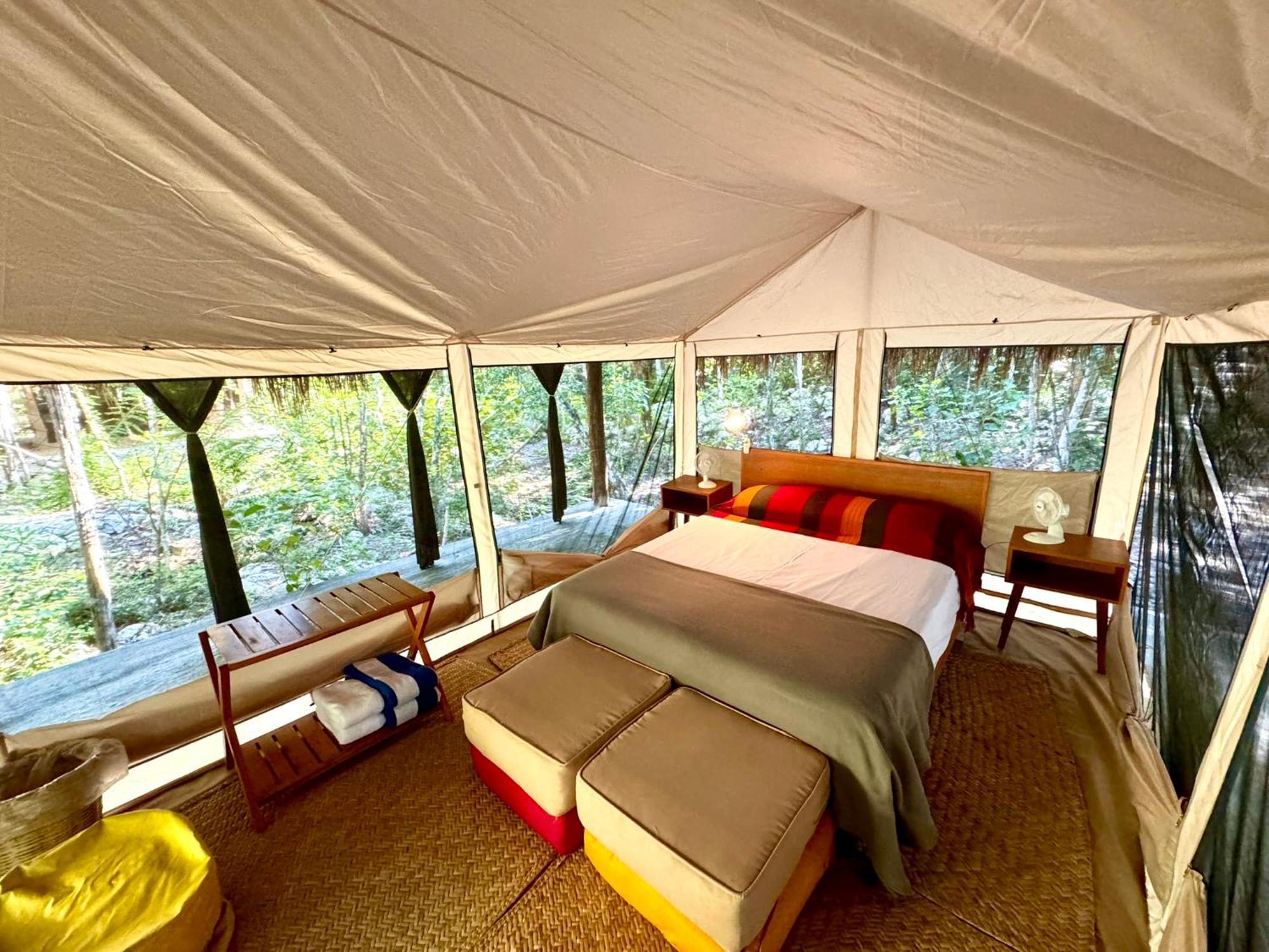 Hotel Glamping Bunga Lotus Tulum Exterior foto