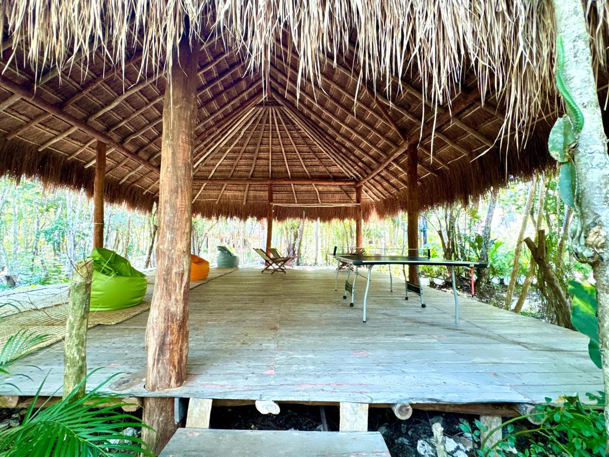 Hotel Glamping Bunga Lotus Tulum Exterior foto
