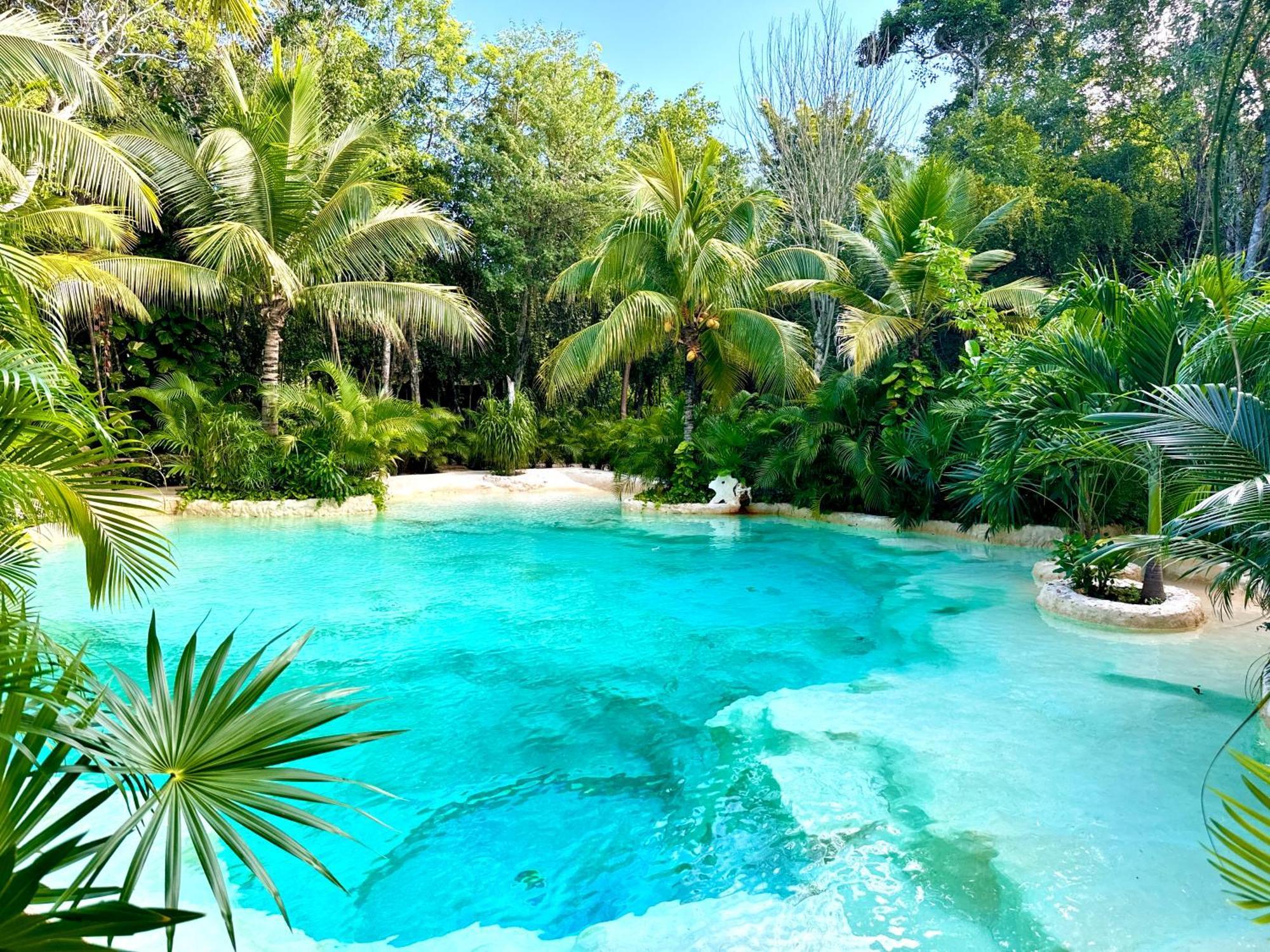 Hotel Glamping Bunga Lotus Tulum Exterior foto