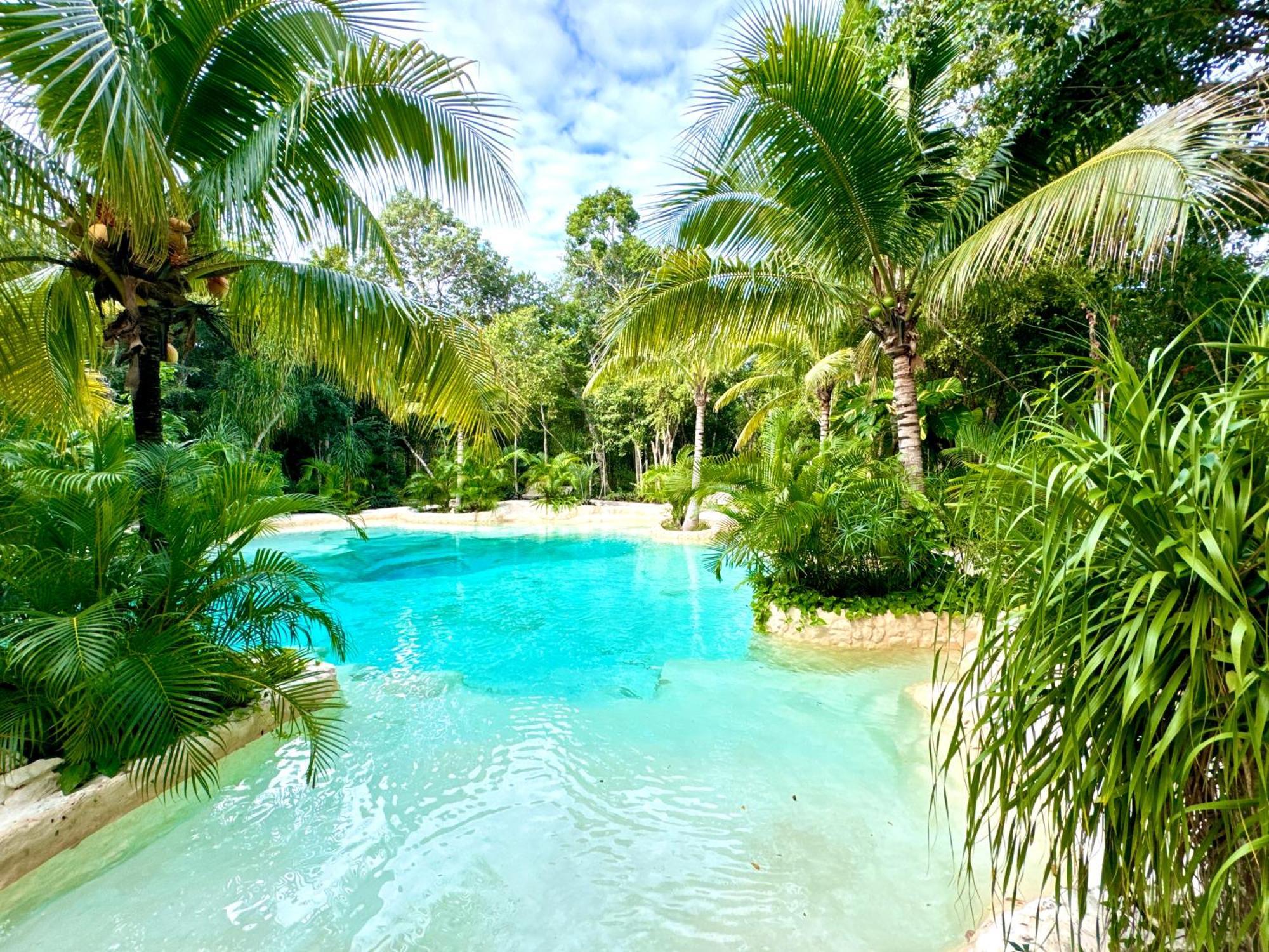 Hotel Glamping Bunga Lotus Tulum Exterior foto