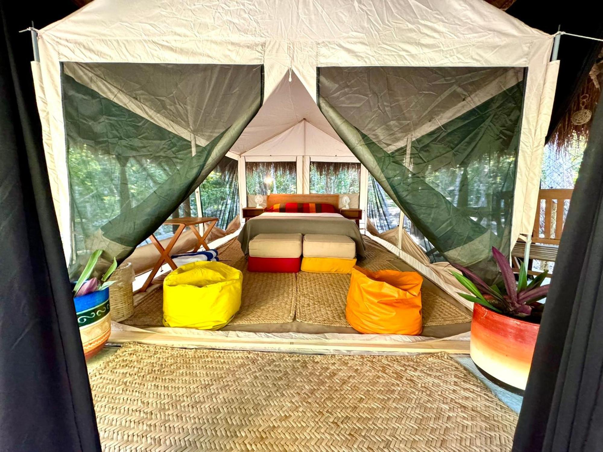 Hotel Glamping Bunga Lotus Tulum Exterior foto